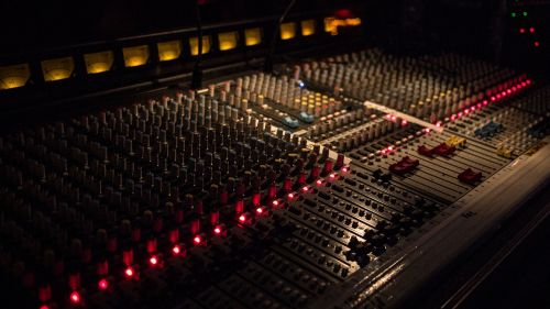 mixer sound studio audio