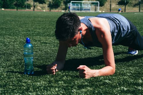 Young Woman Exercising Fitness