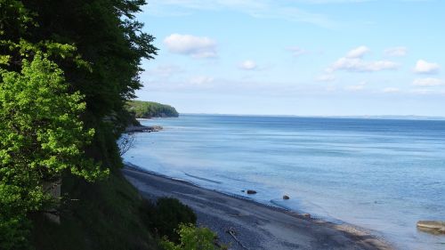 møn denmark shore