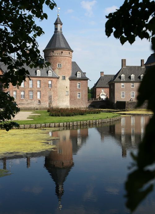 moated castle anholt towers