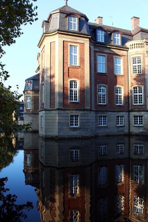 moated castle castle münsterland