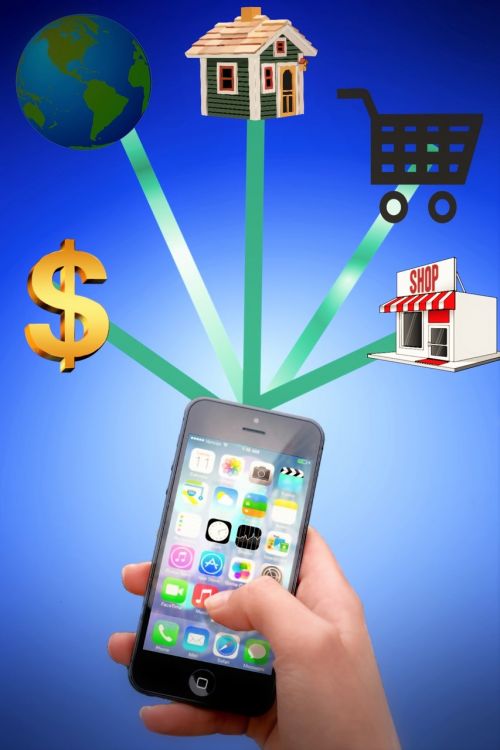 mobile phone shopping trade