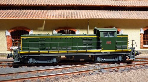 model railroad train model