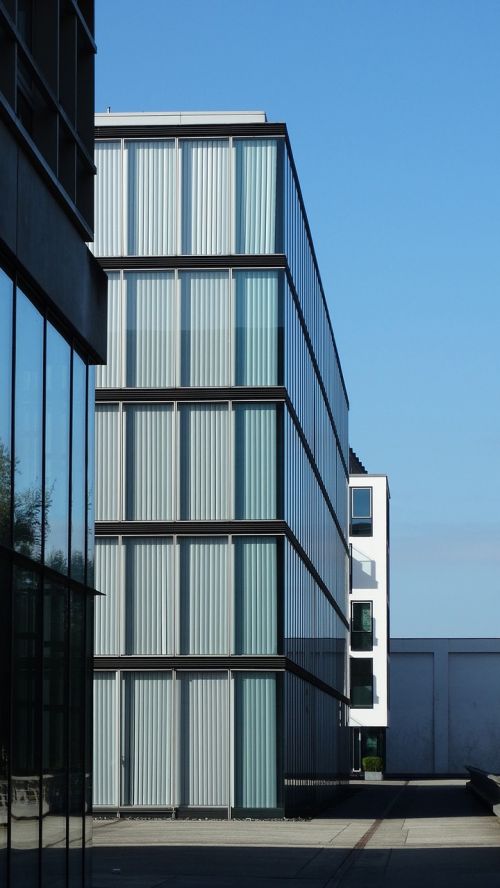 modern home glass facade