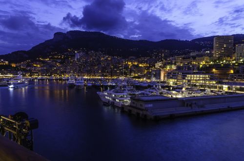 monaco night port