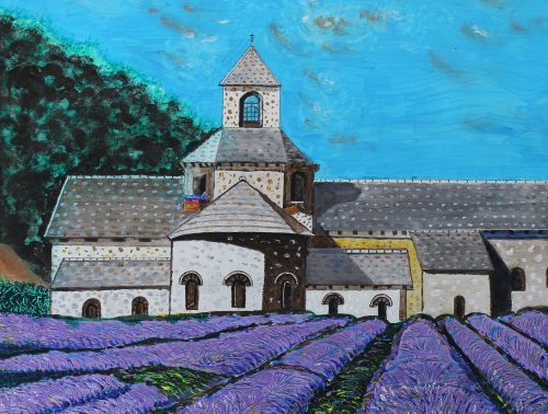 monastery senanque lavender