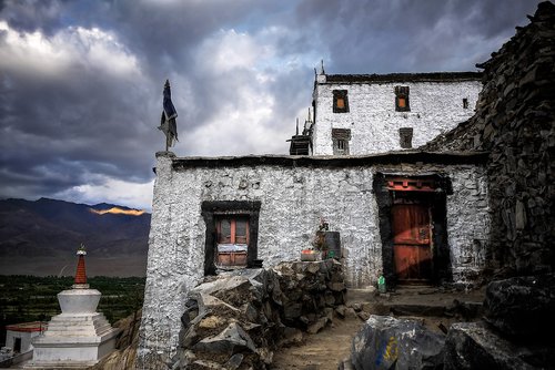 monastery  ladakh  india