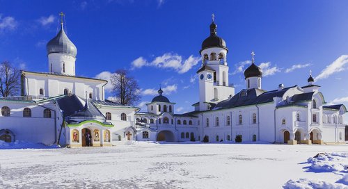 monastery  krypetsky monastery  cathedral