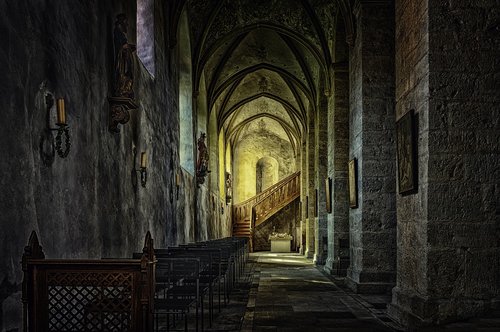 monastery  abbey  cloister