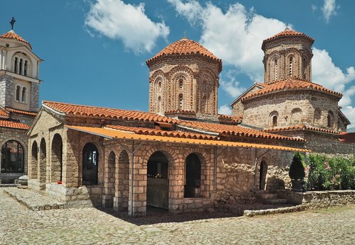 monastery of saint naum  ochrid lake  north macedonia