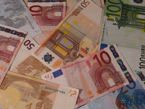 money euro bills