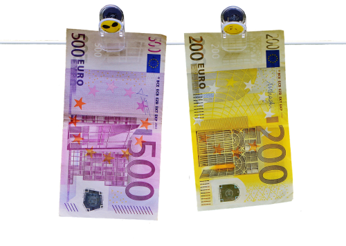 money seem euro bills