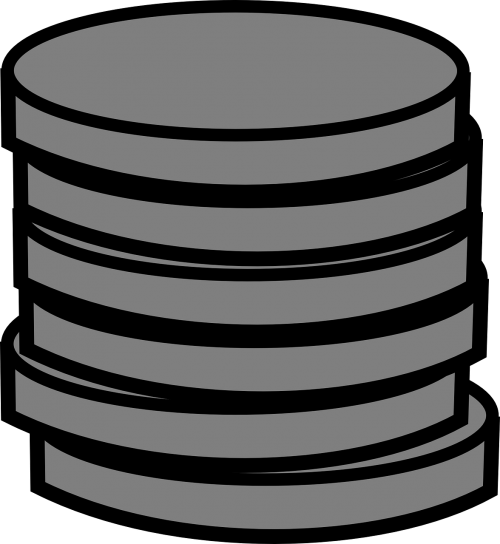 money grey coins