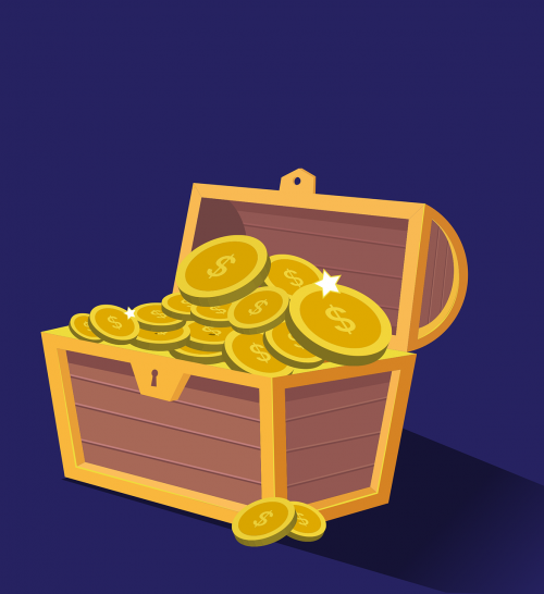 money treasure box