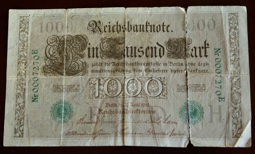 money mark banknote
