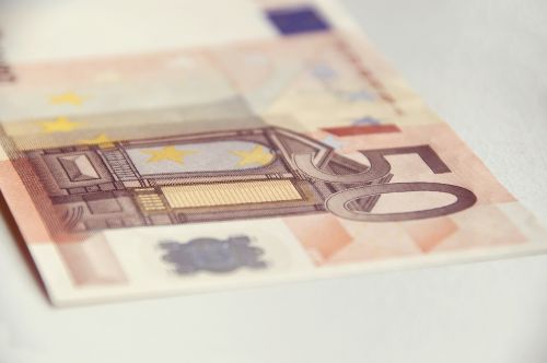 money euro banknote