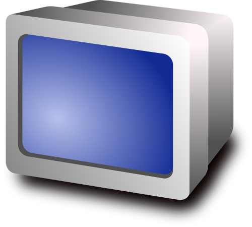 monitor display blue