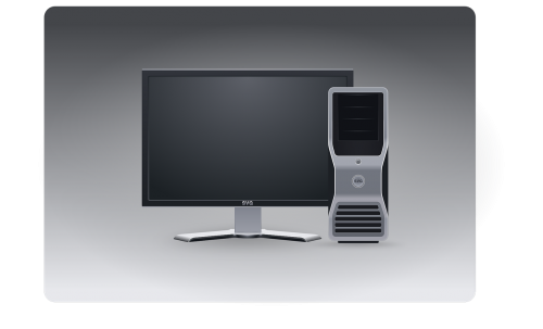 monitor lcd workstation