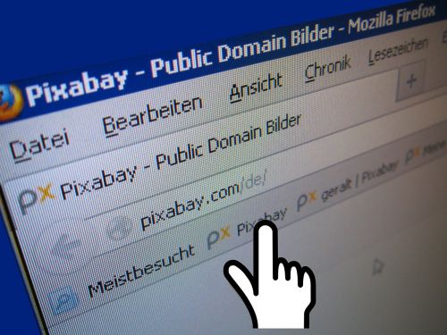 monitor pixabay website