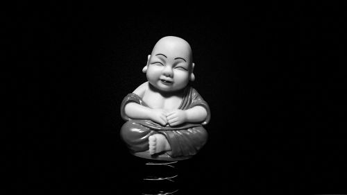 monk meditation toy