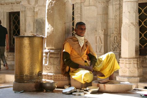 monk meditation rajasthan