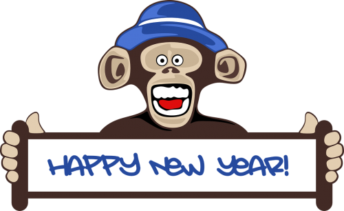 monkey funny monkey new year