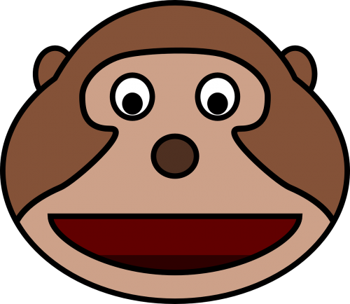 monkey ape face