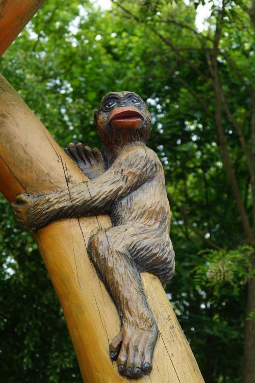 monkey tree äffchen