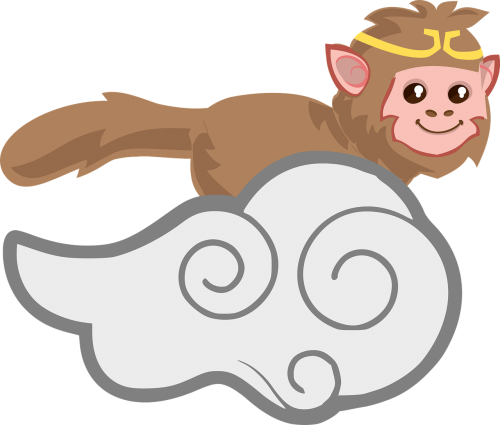 monkey king cloud flying