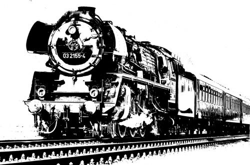 monochrome railway transport