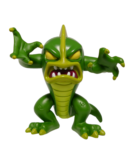 monster green lizard