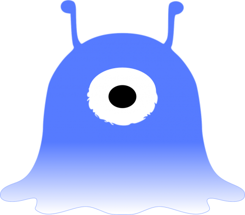 monster blue eye