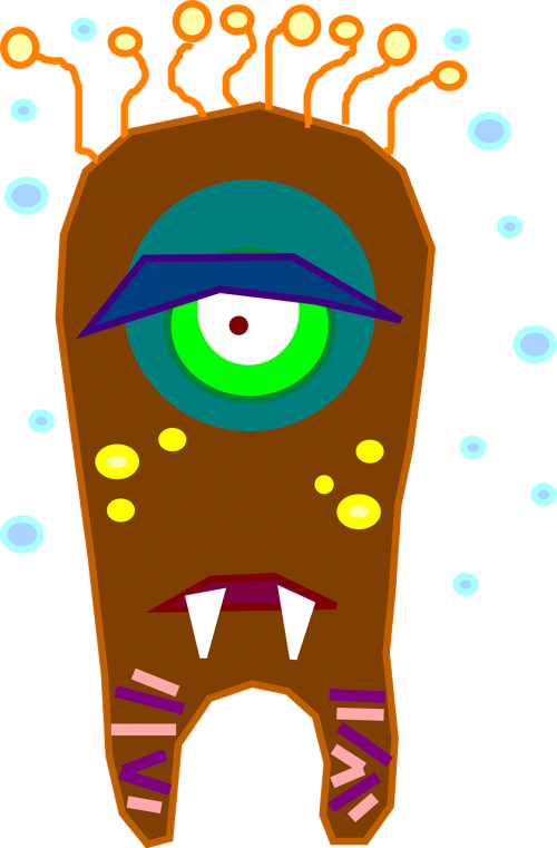 monster alien brown