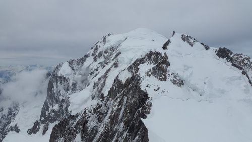 mont blanc glacier high mountains