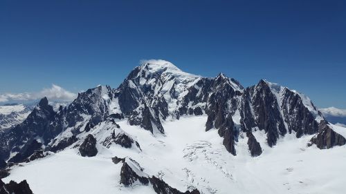 mont blanc mont maudit glacier