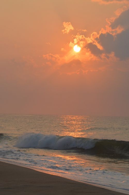 montauk sunrise ocean