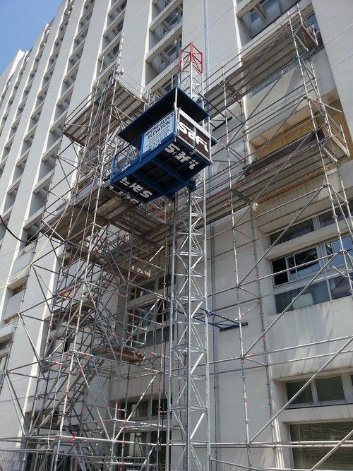 monte-materials  lift construction  hoist