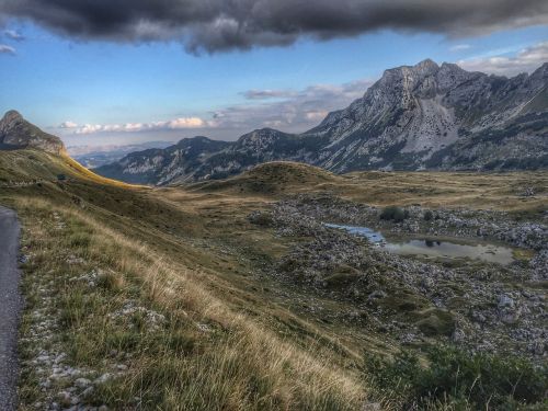 montenegro mountain landscape cloudy