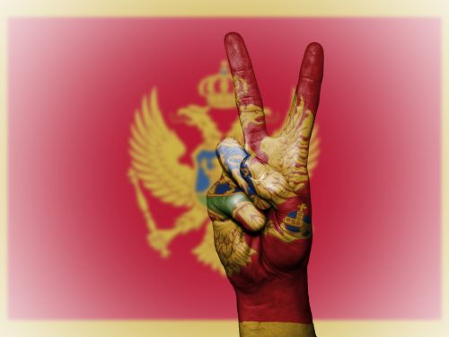 montenegro peace hand