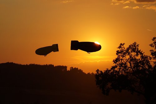 montgolfiade  airship  flying