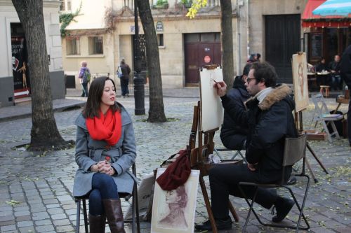 montmartre painter portrait