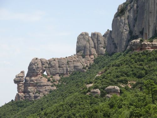 montserrat mountain rock