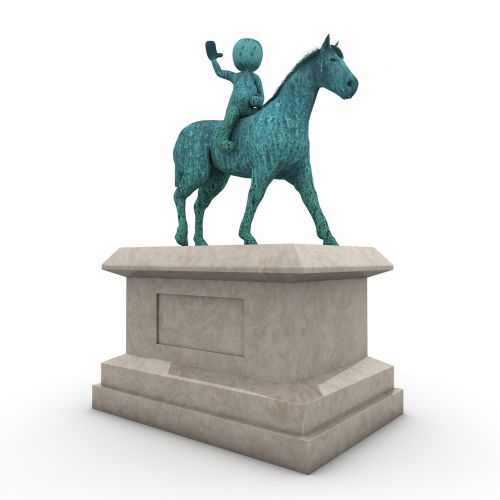 monument reiter horse