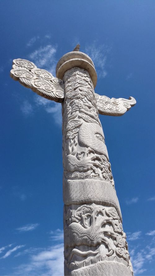 monument blue sky tall