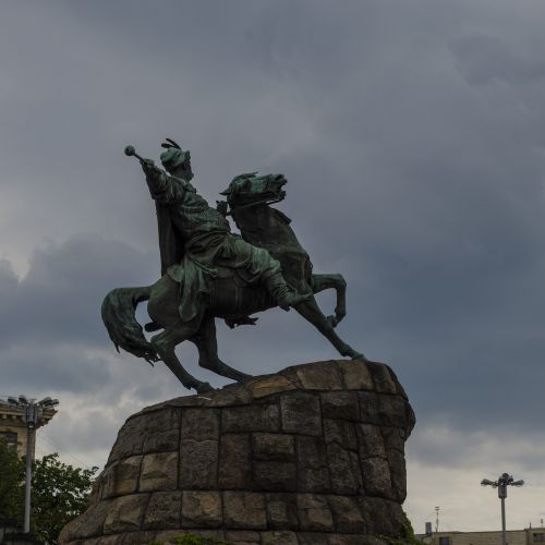 monument horse khmelnitsky