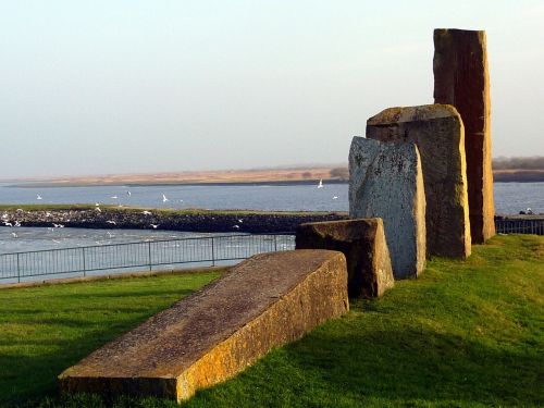 monument north beach holmer siel