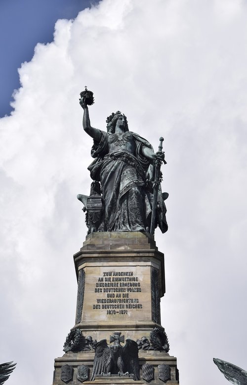 monument  rhine  niederwald