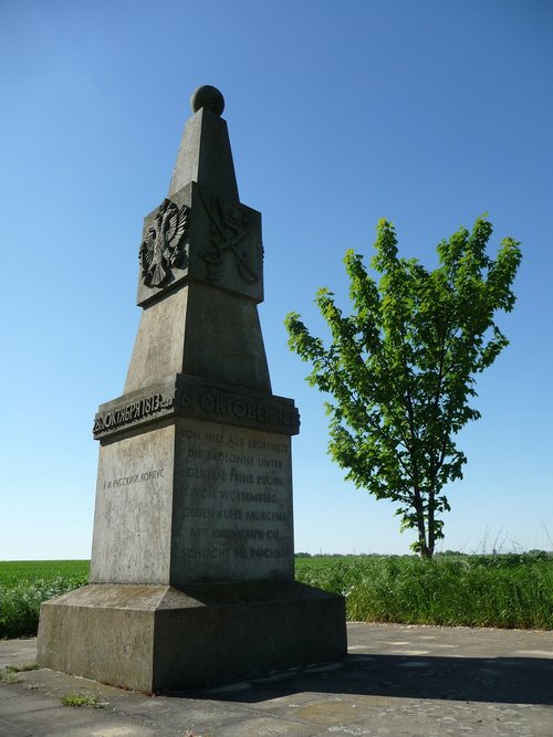 monument  völkerschlachtdenkmal  wachau