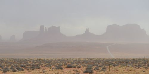 monument valley storm path