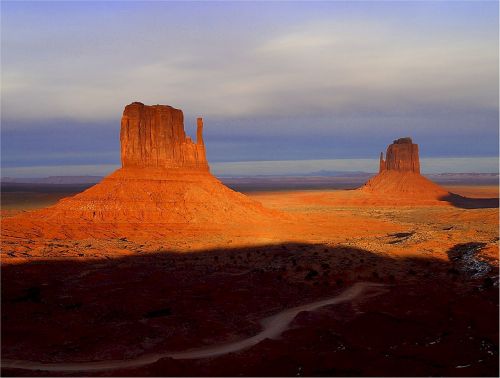 monument valley rock formations nature